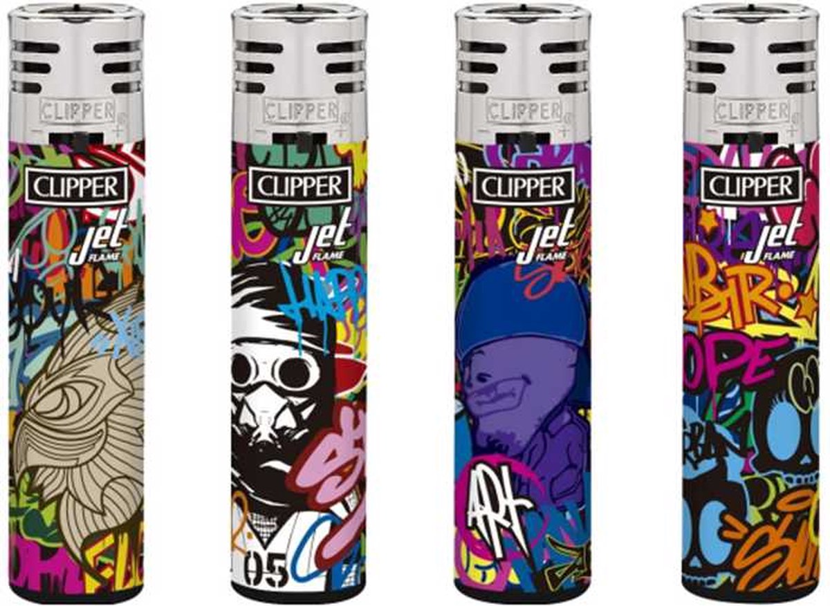 Goedkoopste Clipper Aansteker -LIGHTER JETFLAME FREE EXPRESSION 1 Stuk