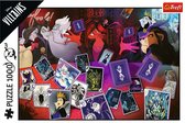 Trefl - Puzzles - "1000" - Only Good Cards / Disney Villains