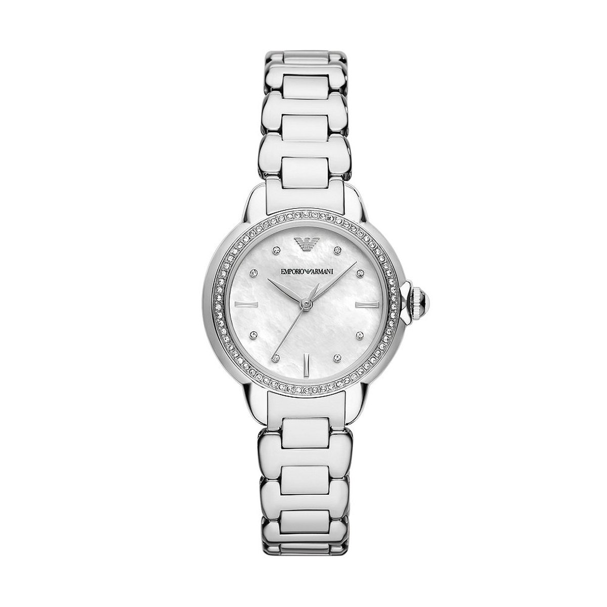 Emporio Armani AR11596 Vrouwen Horloge - Zilverkleurig