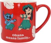 Disney - Lilo & Stitch "Ohana" klassieke mok 310ml