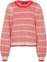 Vero Moda Vmcala Ls O-Neck Pullover Cayenne ROOD XL