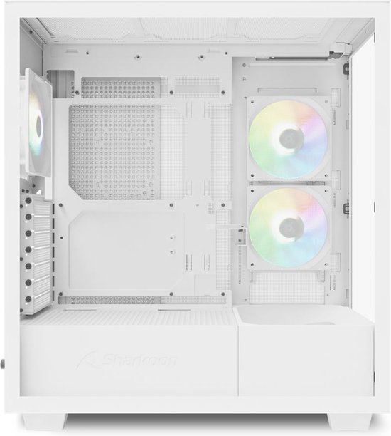 Sharkoon Rebel C60 White - Modèle Midtower - ATX - RGB - blanc