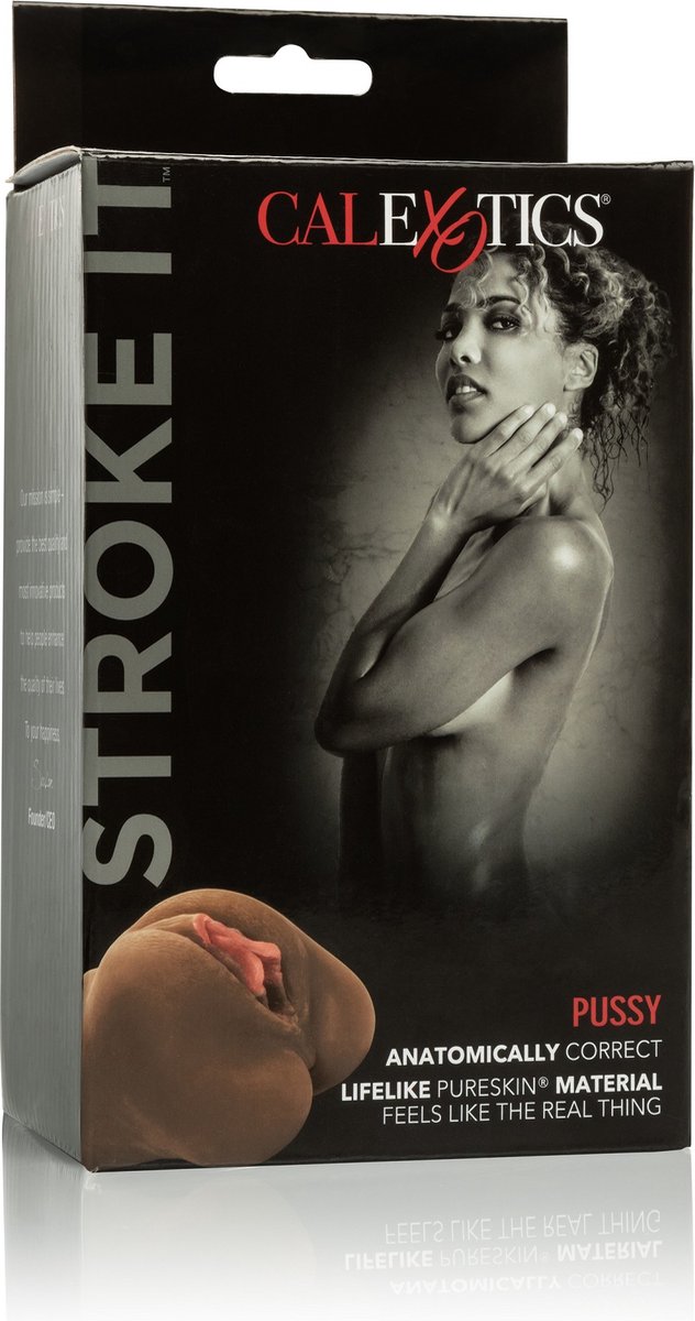 Goedkoopste CalExotics - Stroke It Pussy - Masturbator Vagina Bruine beige