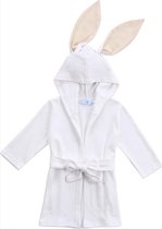 Baby badjas (0-12 Maanden) - Konijn - Wit- Van Heble®