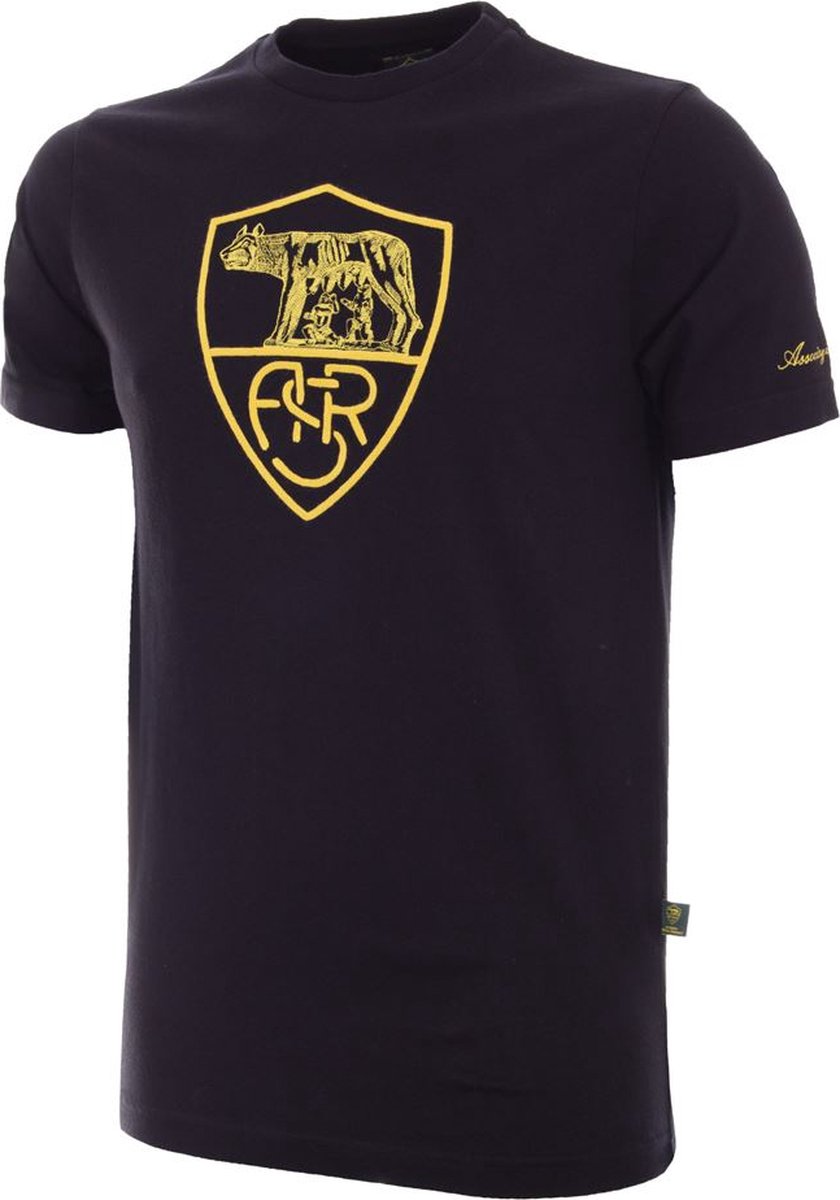 COPA - AS Roma Heritage T-shirt Nera - XL - Zwart