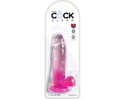King Cock Clear 7 Inch Balls