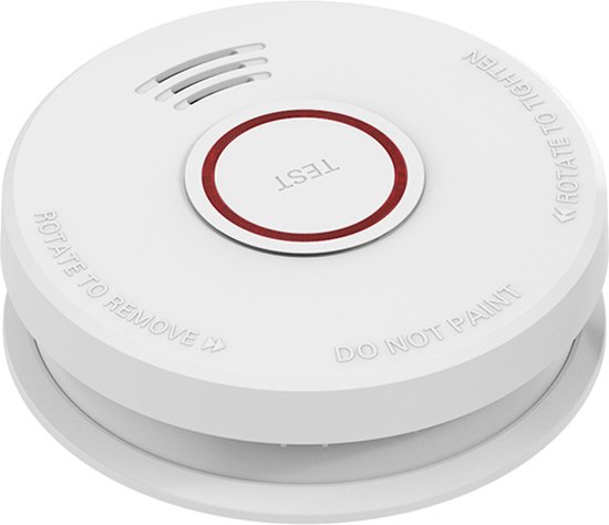 Détecteur de fumée optique DVM-SB90 sur pile remplaçable 9V