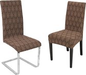 2-delige set stoelhoezen, bi-elastisch, motief en kleur naar keuze