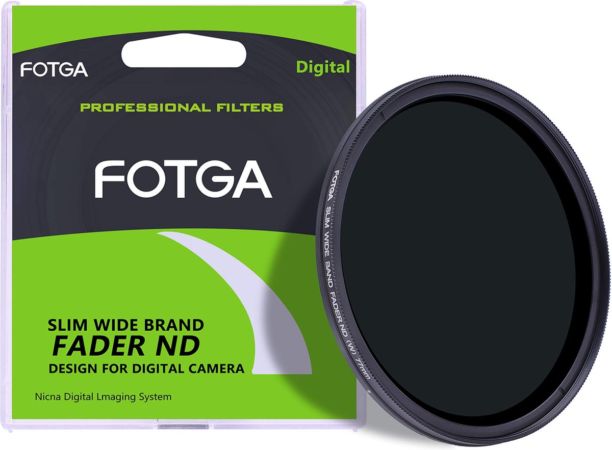 Fotga 62mm ND1000 grijsfilter ND filter 9 stops