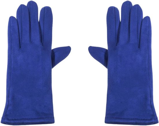 Winter Handschoenen Steentjes - Dames - Verwarmde - Blauw