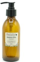 Batana Olie 200ml Pompfles - 100% Pure Huid en Haarolie van Amerikaanse Palm, Elaeis Oleifera - Batana Oil Koudgeperst en Onbewerkt
