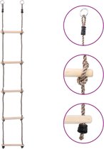 Bol.com vidaXL-Ladder-met-5-sporten-210-cm-massief-grenenhout aanbieding