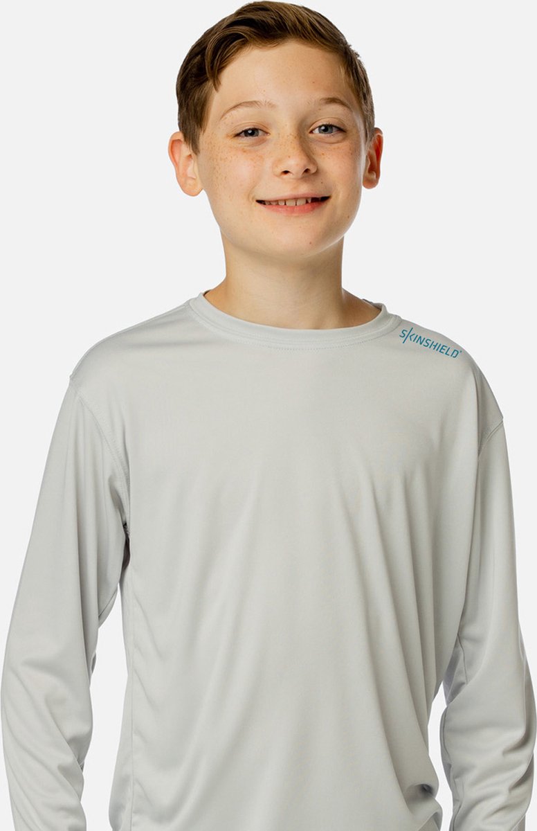 Vapor Apparel - UV - shirt met lange mouwen voor kinderen - grijs