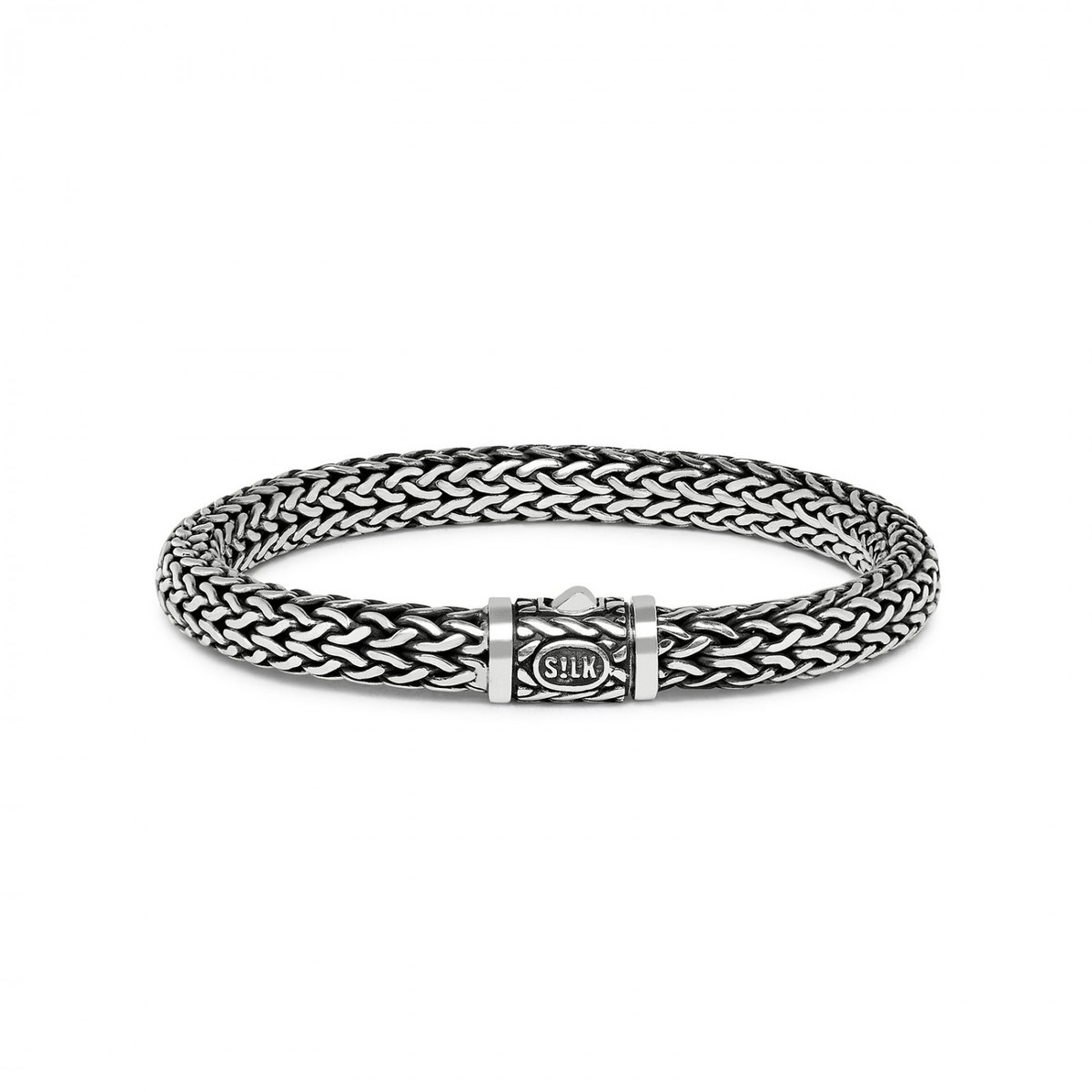 SILK Jewellery - Zilveren Armband - Roots - 422.19 - Maat 19,0