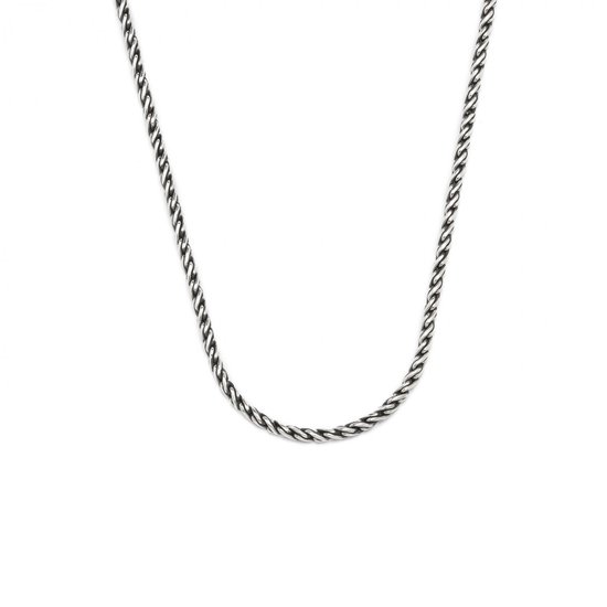 SILK Jewellery - Zilveren Ketting - Breeze - 652.60 - Maat 60,0