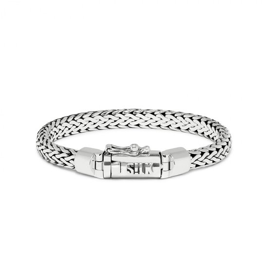 SILK Jewellery - Zilveren Armband - Arch - 301.23 - Maat 23