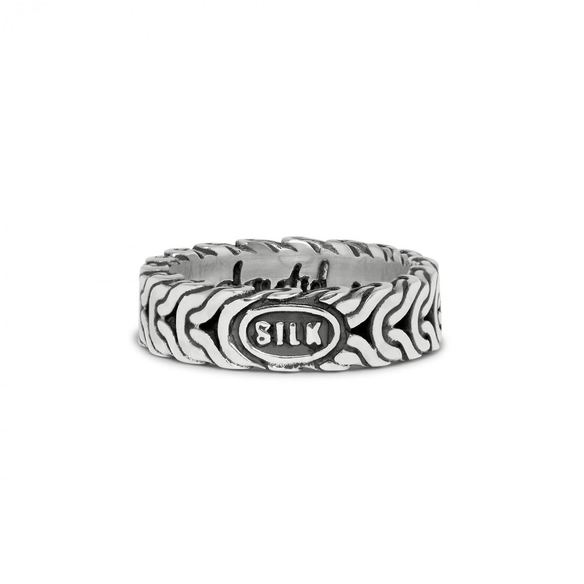 SILK Jewellery - Zilveren Ring - Connect - 264.18 - Maat 18,0