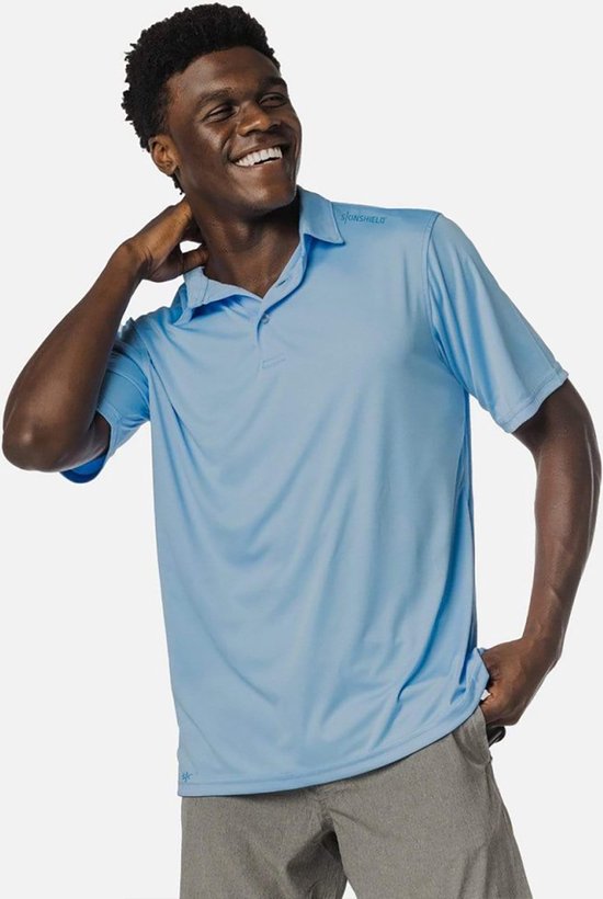 SKINSHIELD - UV-polo met korte mouwen voor heren - S van SKINSHIELD — afbeelding 4