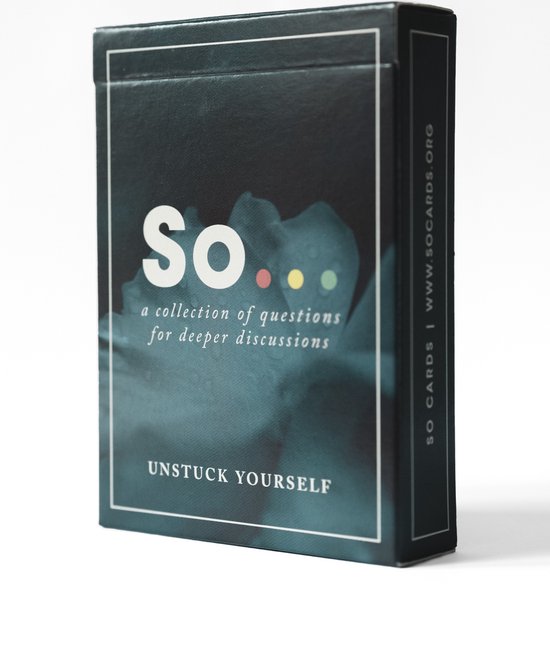 So Cards: Unstuck Yourself - questions for conversation and self-reflection - gespreksstarter