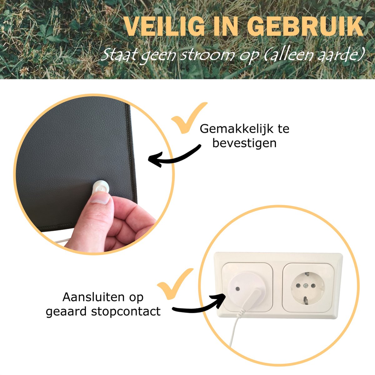 Aardingsmat om geaard te werken of te gamen - Earthing Nederland