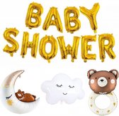 Babyshower folie ballonnen set Sweet Dreams - babyshower - geboorte - zwanger - genderreveal - wolk - ballon