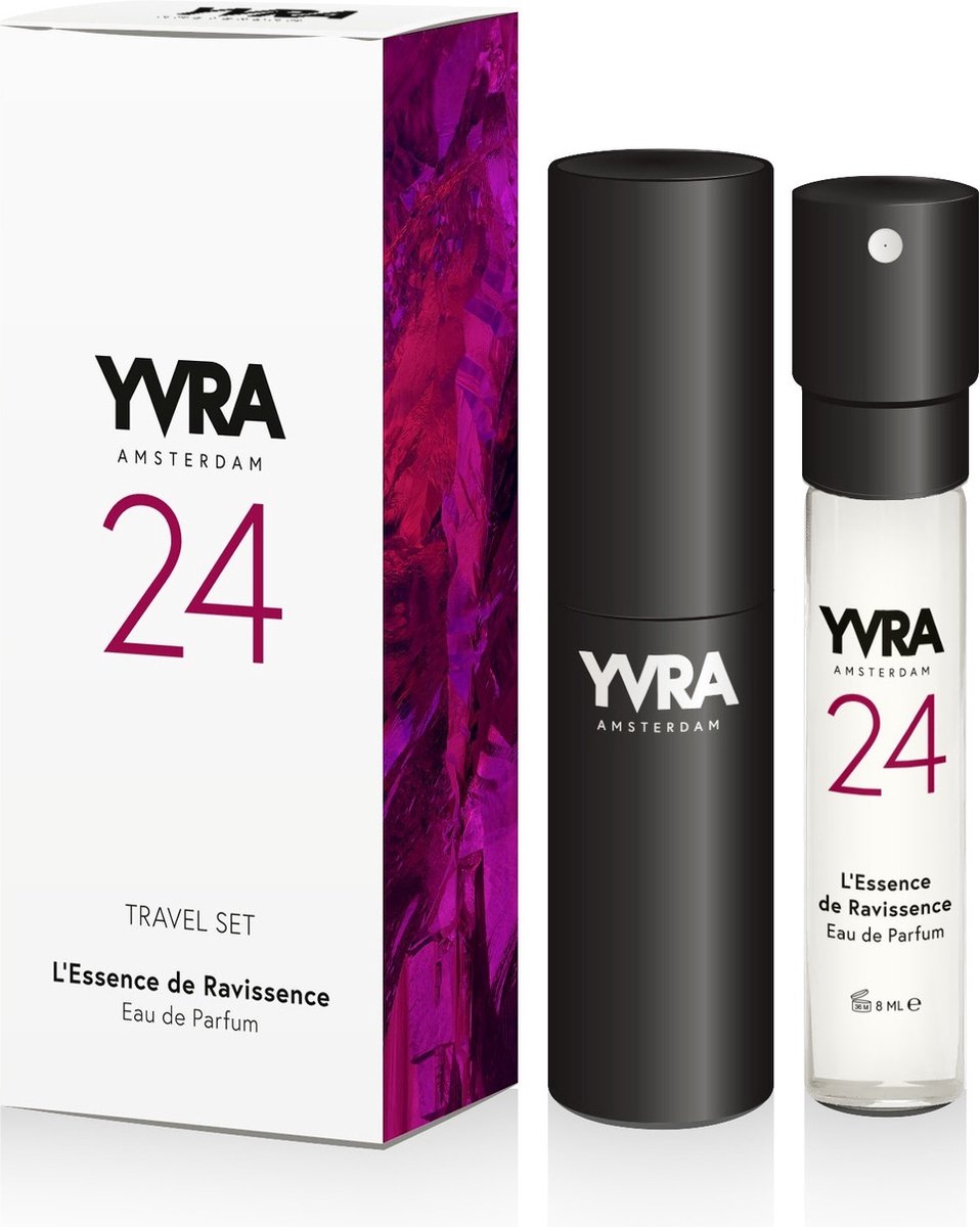 YVRA - 24 L'Essence de Ravissence Eau de Parfum Travel Set - 2 x 8ml - Unisex eau de parfum