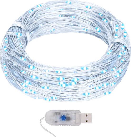 Tube Lumineux Extérieur LED Guirlande Lumineuse Décoration et Adapteur  d'alimentation Bleu-40M