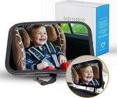 Ro3Go Autospiegel Baby Verstelbaar – 360° verstelbare baby autospiegel - Achteruitkijkspiegel - Zwart