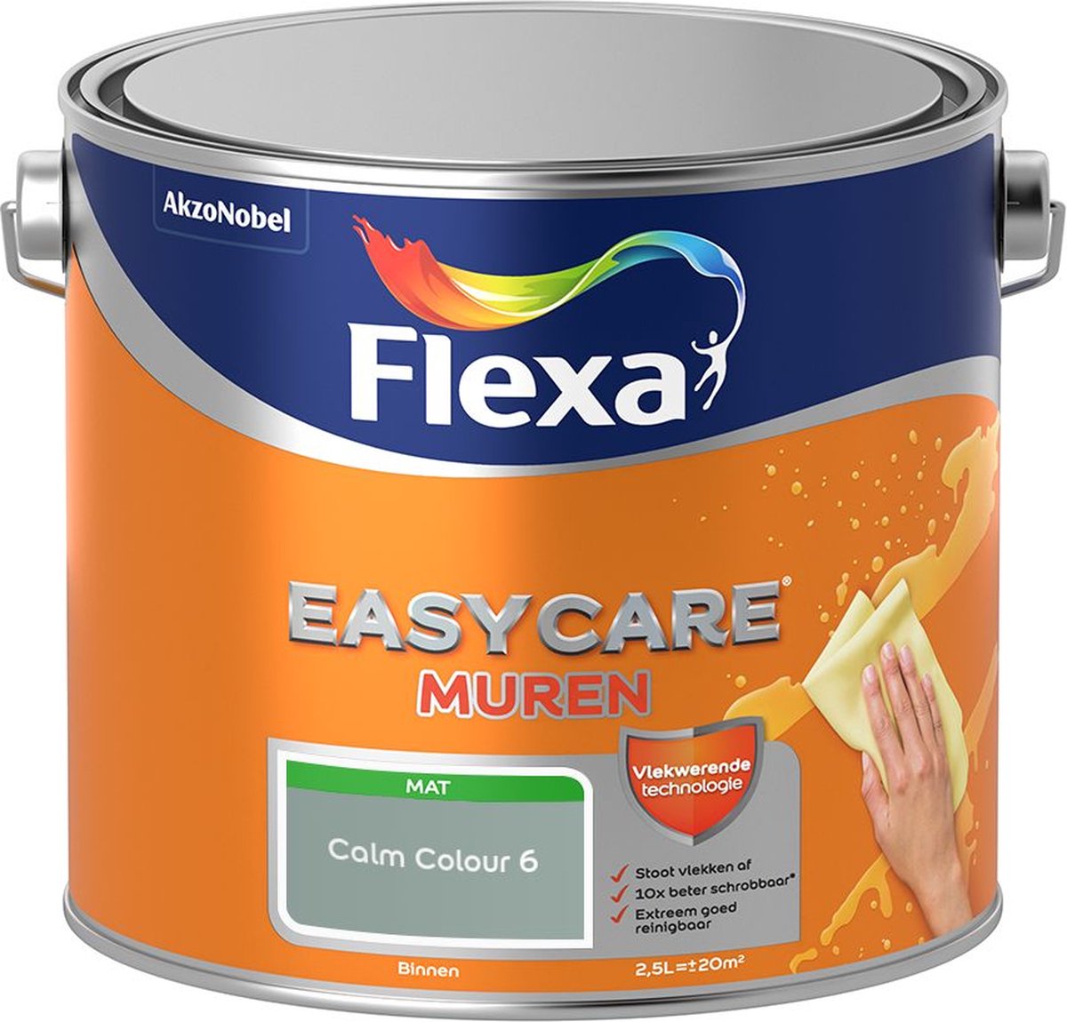Flexa - Easycare Muren - Calm Colour 6 - Mengverf - 2,5 L