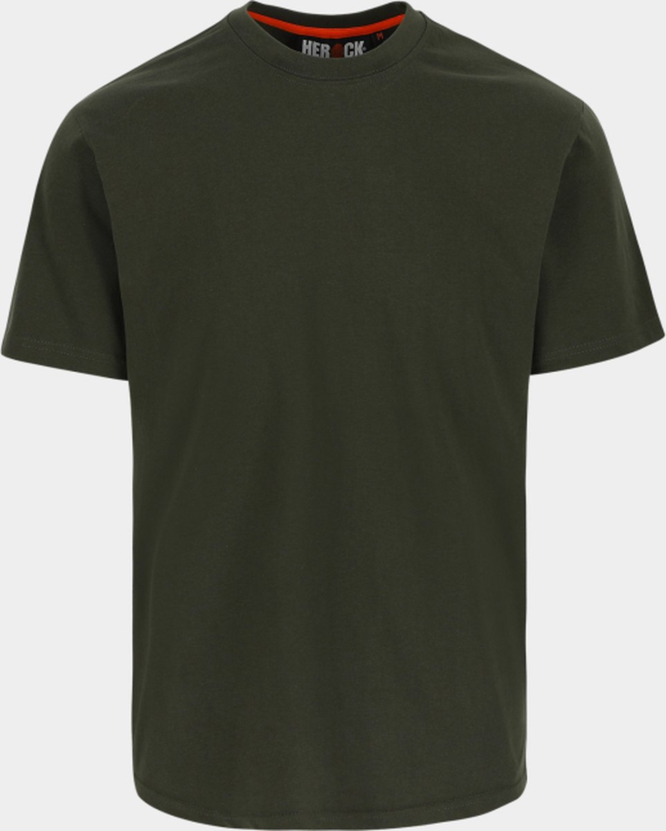 Herock Argo T-shirt korte mouwen Donker Kaki L