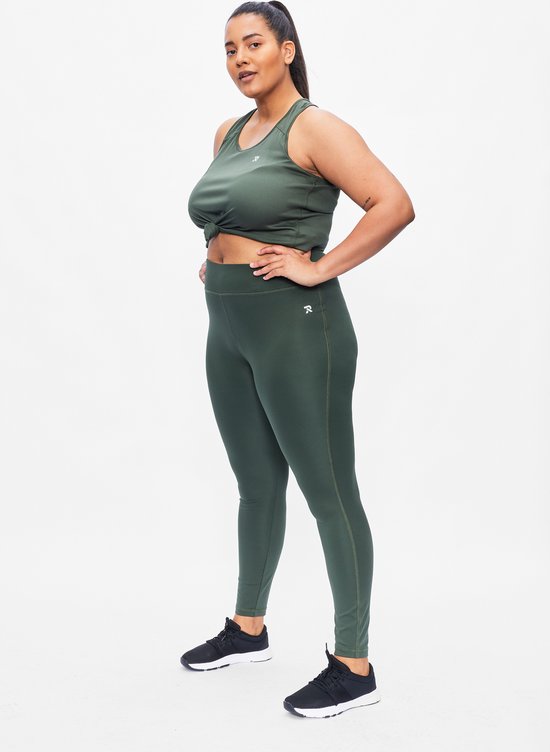 Redmax Sportlegging Dames Perfect RMXRomy - Sportkleding - Geschikt voor Fitness en Yoga - Dry Cool - Groen - 48 van Merkloos — afbeelding 2