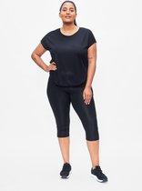 Redmax Sportshirt Dames - Sportkleding - Geschikt voor Fitness en Yoga - Dry Cool - Zwart - 54