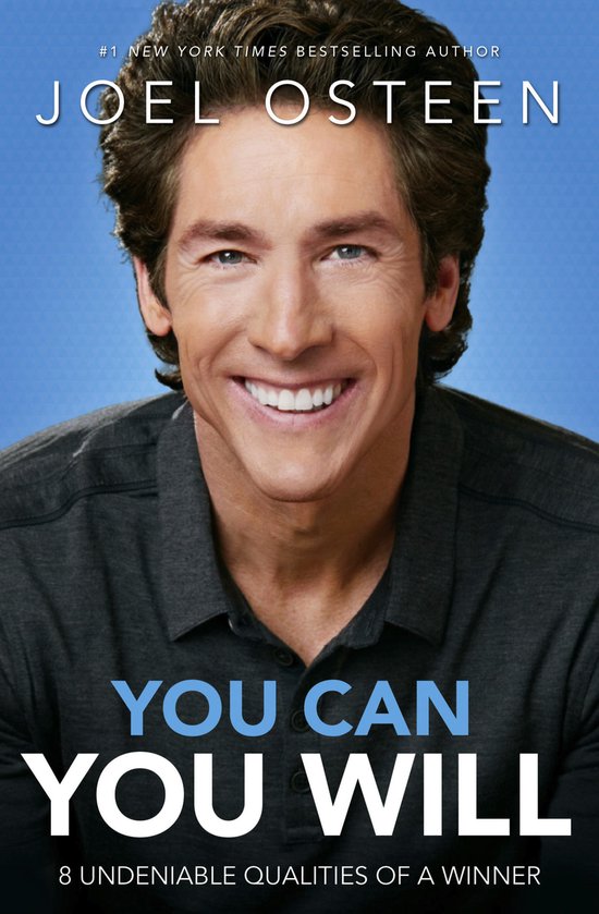 Couverture du livre avec Joel Osteen, texte "YOU CAN YOU WILL".