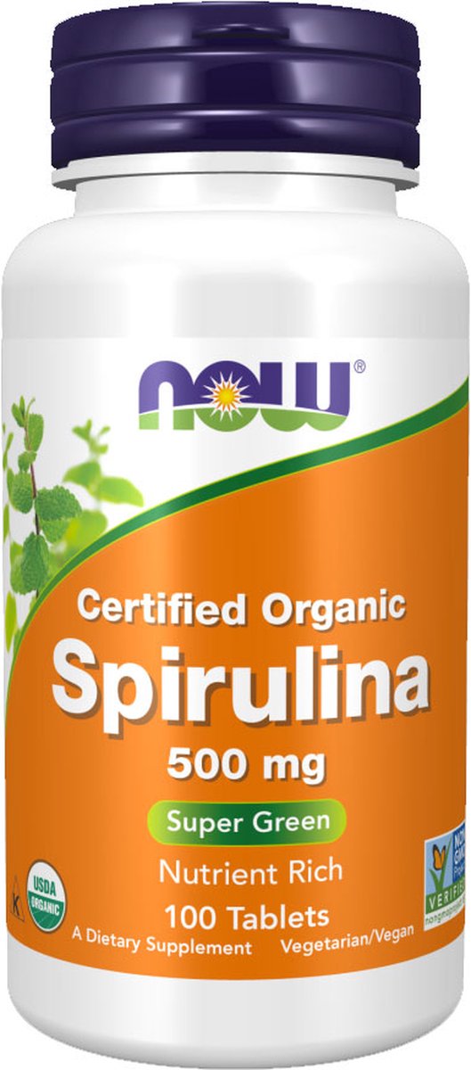 Goedkoopste NOW Foods - Spirulina Certified 500mg (100) Standard