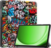 Samsung Galaxy Tab A9 Plus Cover Case Tablet Case Tri-fold - Samsung Galaxy Tab A9 Plus Case Hard Cover Bookcase Cover - Graffity