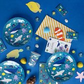 Gobelets océan - baleine - baleine - mer - océan - 8 gobelets - soirée à thème - fête d'enfants - gobelet en papier
