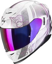 Scorpion Exo 520 Evo Air Fasta White-Purple M - Maat M - Helm