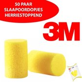 50 setjes Herriestoppende 3M OORDOPPEN - EAR CLASSIC 28dB