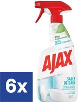 Ajax Spray Salle de Bain - 6 x 500 ml