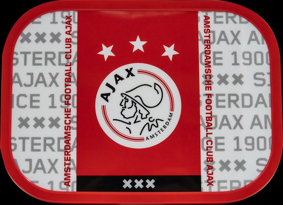 Ajax Lunchbox W/R/W Logo Mepal - Ajax Lunch Box - Ajax Amsterdam - Ajax École -