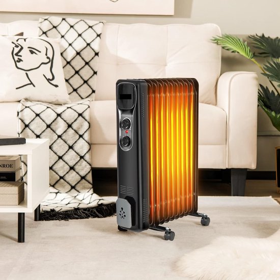 Adler AD 7817, Olie Elektrisch Verwarmingstoestel, Olie, 11 Ribs Binnen Vloer
