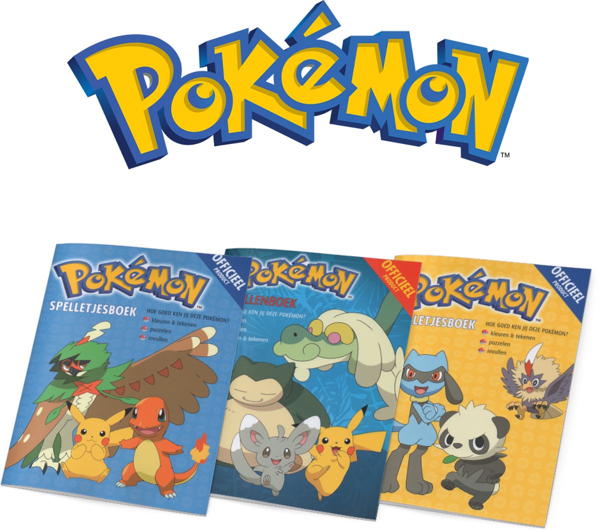 Pokémon doeboeken voordeelbundel - 3 Pokemon boeken voor kinderen van 6 tot 12 jaar - Pikachu - Snorlax - Spelletjes - Tekenen - Speelgoed - Kleurboek - Puzzelboek - 151 go - Vakantieboek - Cadeau jongen 7 jaar / 8 jaar / 9 jaar / 10 jaar / 11 jaar
