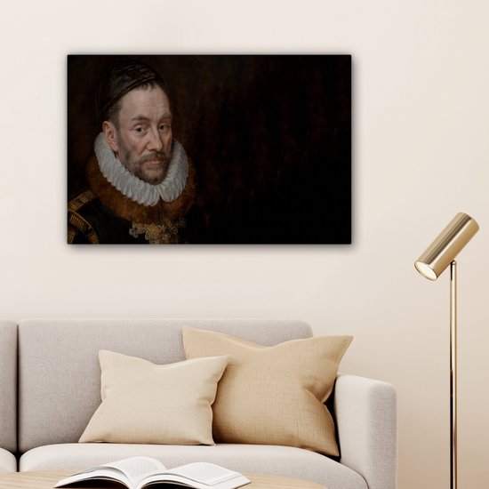 Peinture sur toile - Guillaume Ier, Prince d' Oranje - Tableau - Maîtres anciens - Art - 90x60 cm - Décoration de chambre - Chambre