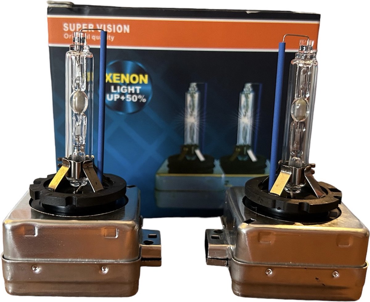 Xenon D1S set van 2 lampen – Auto – Dimlicht & Grootlicht – 8000K -Kwaliteit