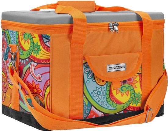 INSMEER Kühltasche Gross mit Rollen, 40L / 60 Can Kühltasche Faltbre