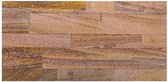 Zelfklevende Steenstrip - Natuursteen - Roest - Reliëf - 30x60cm