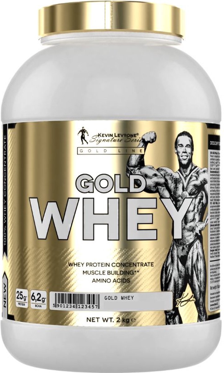 Kevin Levrone Gold Whey Proteine - Whey concentraat - 2000g - Cookies with Cream