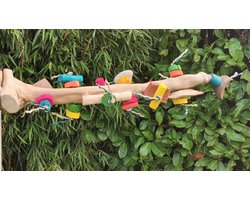 SINGLE PERCH WITH TOY - L - Java zitstok voor grote papegaaien