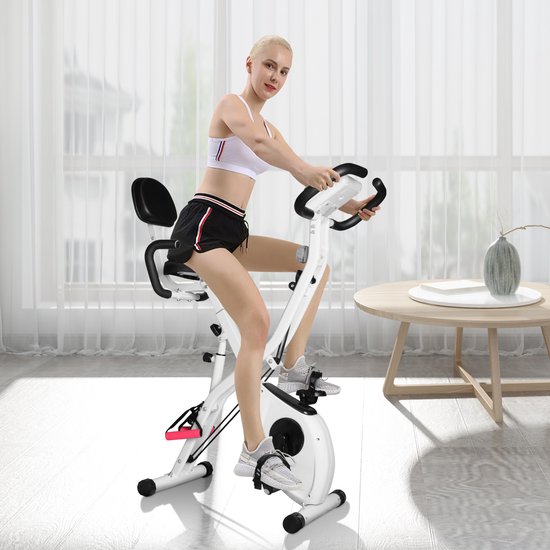 Hometrainer Opvouwbare, X-Bike, 8 Weerstandsniveaus Compact En Stil