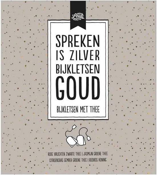 Theedoos Spreken Is Zilver Bijkletsen Goud Bol theedoos-spreken-is-zilver-bijkletsen-goud-bol
